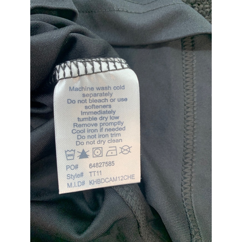 Team 365 Mens Athletic T Shirt Black Short Sleeve Crew Neck‎ Polyester Size S - Picture 4 of 6